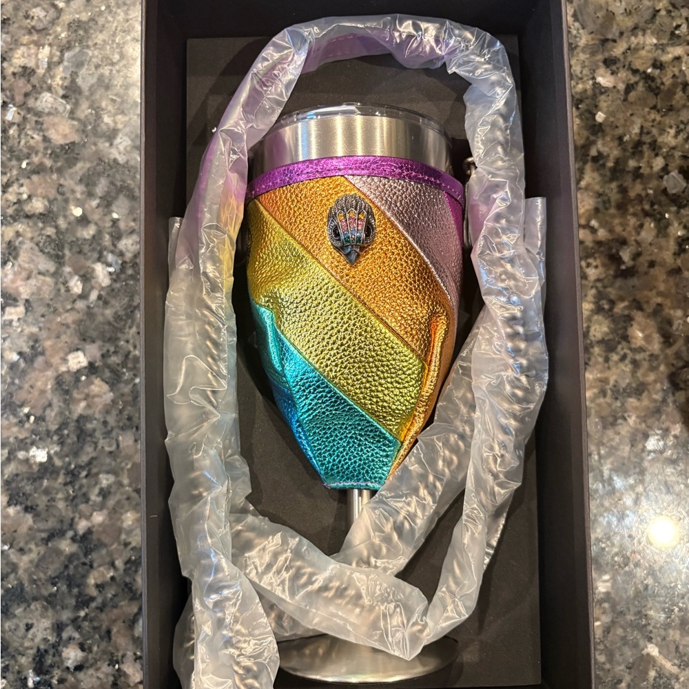 ✨ Kurt Geiger London Rainbow Metallic Cup Bag ✨